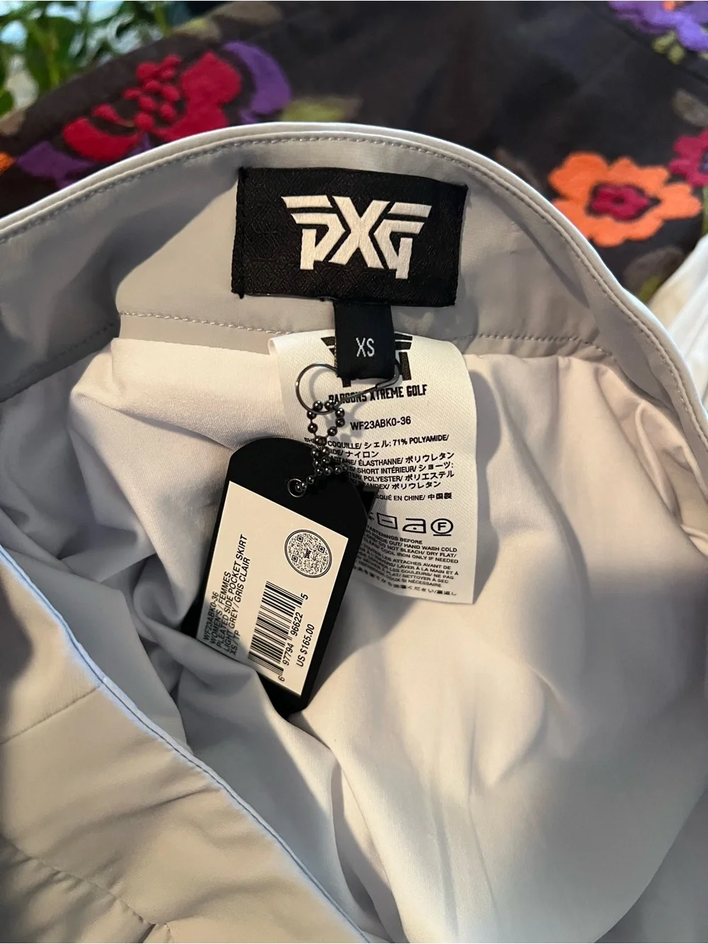 PXG Light Grey Golf Skirt Built In Shorts Women Sz XS NWT $165